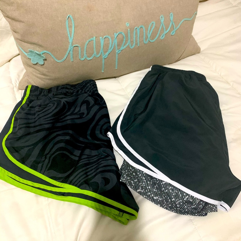 Nike spandex lined running shorts